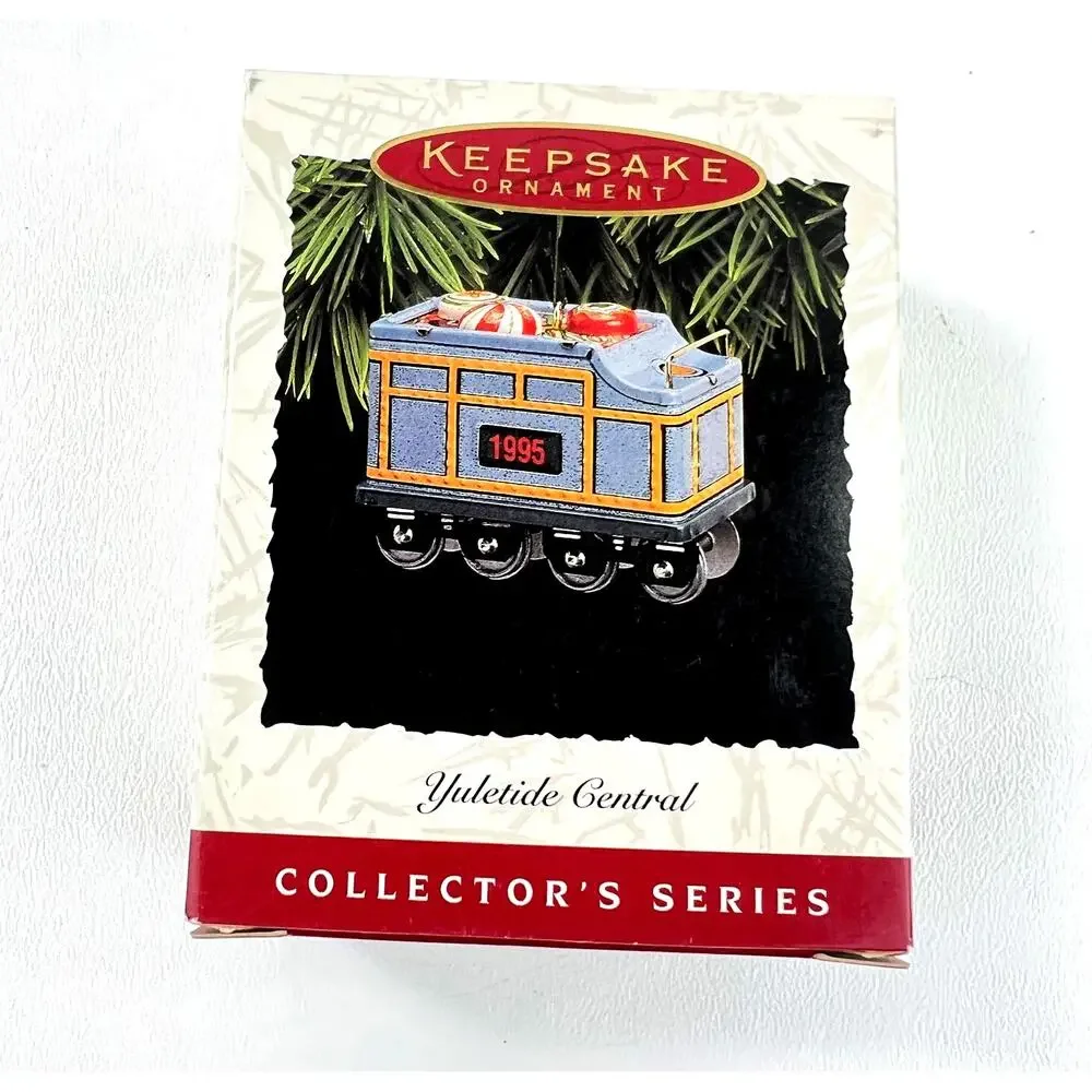 Hallmark Keepsake Ornaments Yuletide Central Collectors Series 1,2,3